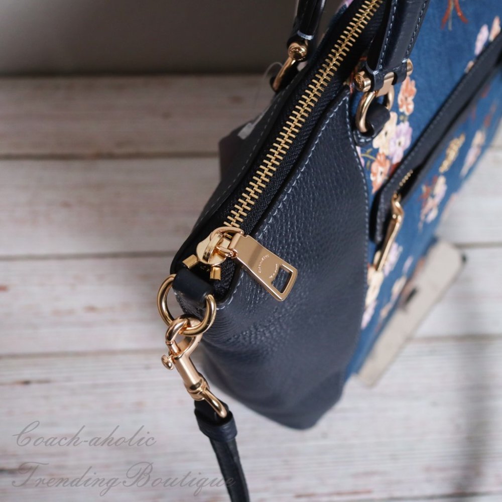 NWT Coach 91045 Prairie Satchel with Floral Print - Picture 10 of 15